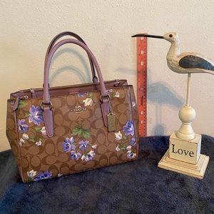Purple Lily Coach Purse